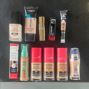 Make up mixed lot L’oreal, Wet & Wild, Covergirl, Revlon, Almay